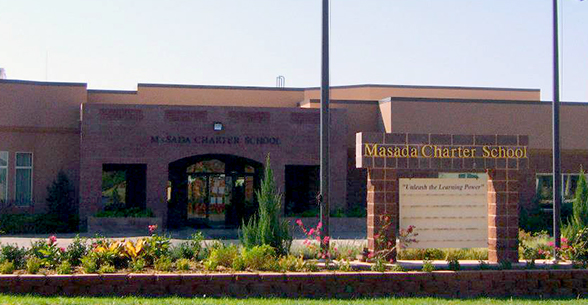 Front view of Masada Charter School